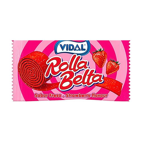 Vidal Strawberry Rolla Belta (24x20g)