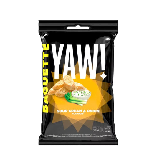YAW Sour Cream & Onion Baugette Snack (32x50g)